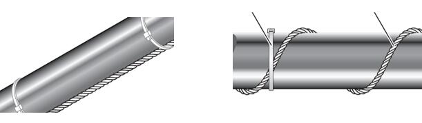 漏油感應(yīng)線在儲(chǔ)油罐的檢測安裝鋪設(shè)