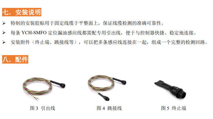 定位漏油感應線YCH-SMFO 定位漏油感應線YCH-SMFO