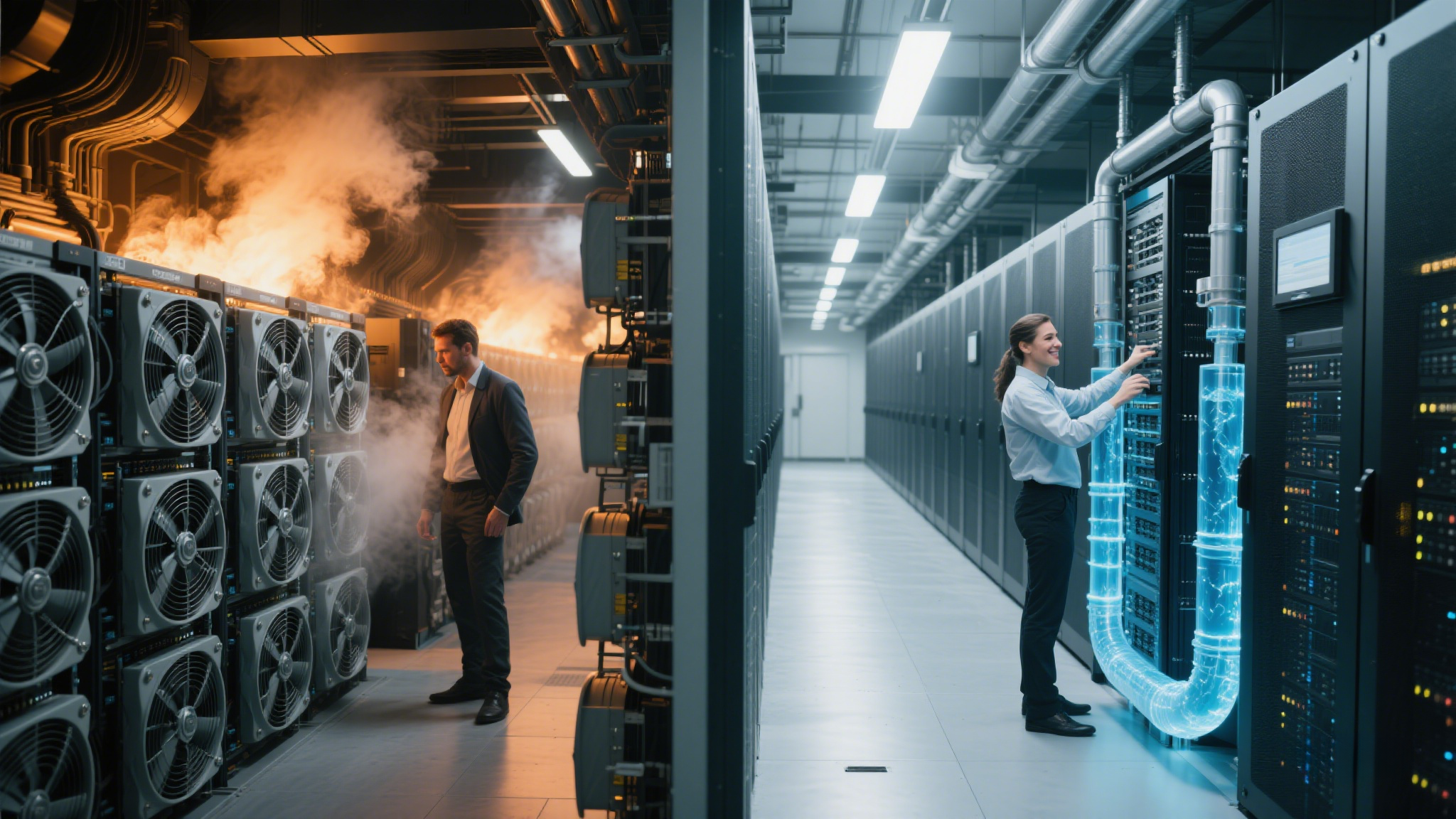 液冷技術:高密度算力時代的綠色引擎 液冷技術:高密度算力時代的綠色引擎