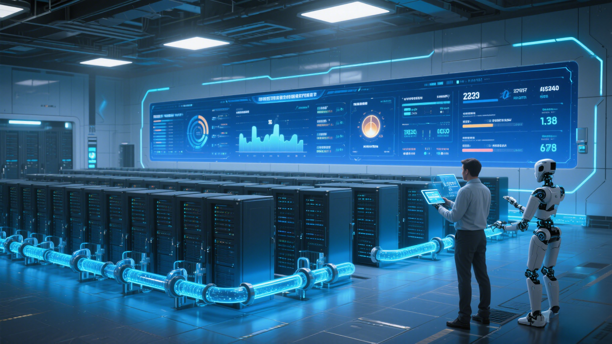 液冷技術:高密度算力時代的綠色引擎 液冷技術:高密度算力時代的綠色引擎