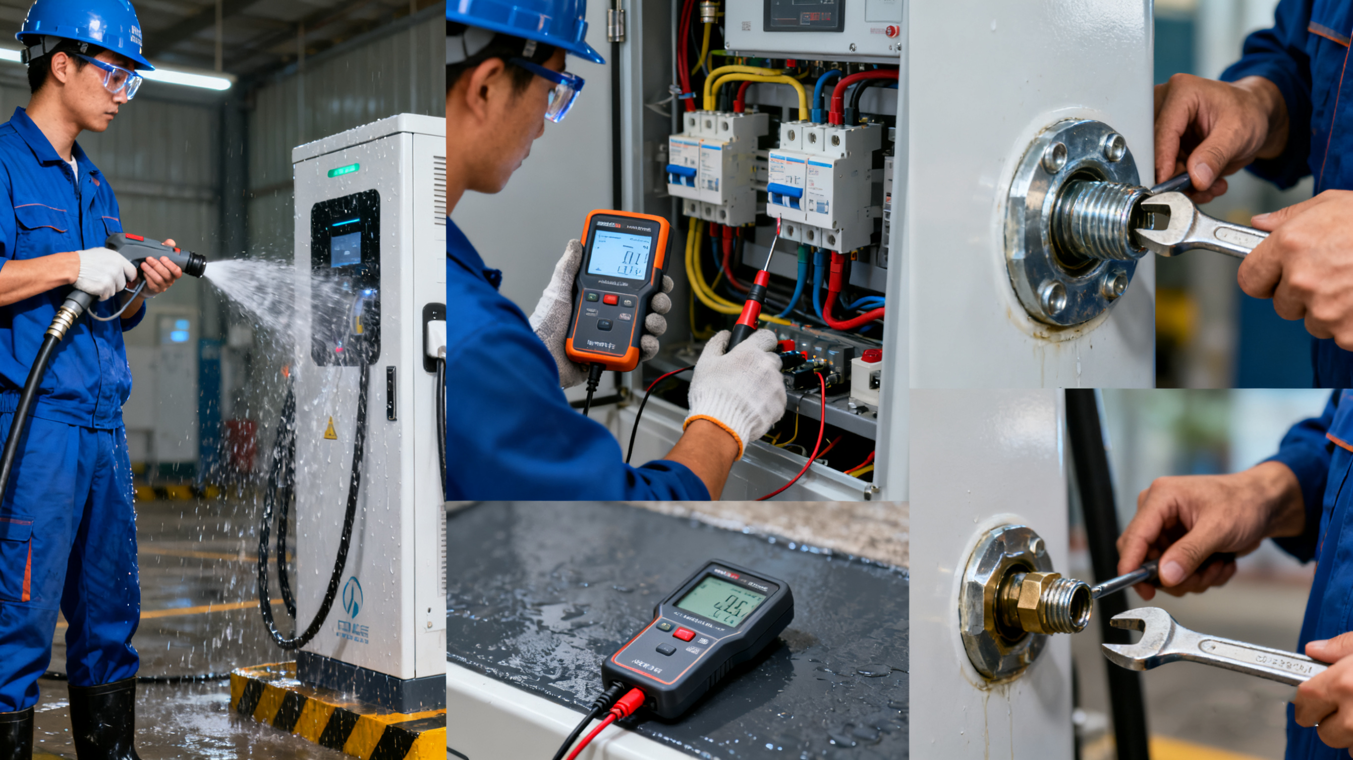 筑牢安全防線:充電樁防水檢測關鍵技術及業疆智能解決方案 筑牢安全防線:充電樁防水檢測關鍵技術及業疆智能解決方案